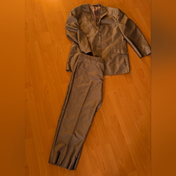 Vintage Gray Suit Timeless Elegance From Vinci - Picture 5 of 9